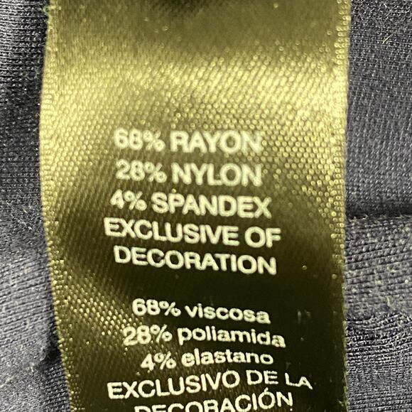 White House Black Market Skinny Pants Ankle Zip Size 0 Zero Regular Stretchy - Picture 9 of 9